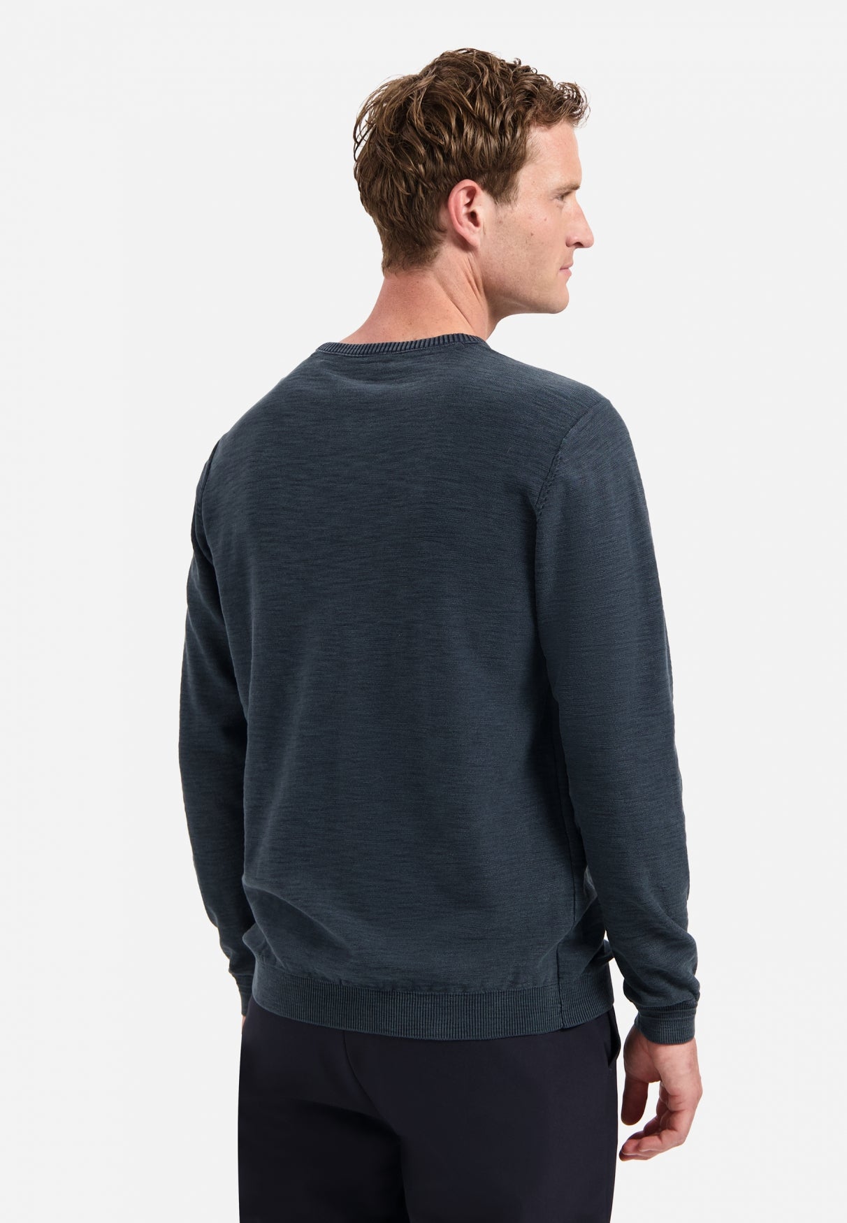 Timeless Basics Stone Washed Jumper | Night