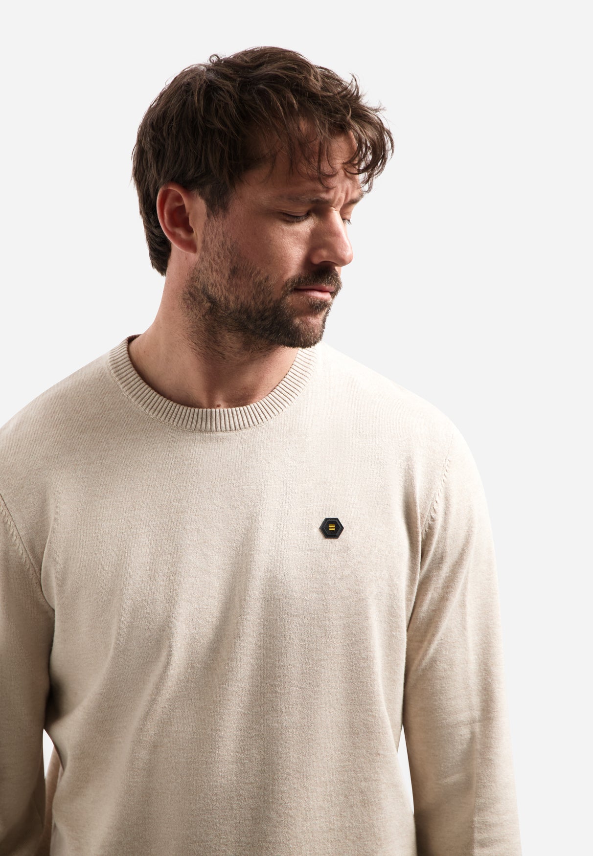 Timeless Basics Melange Jumper | Desert