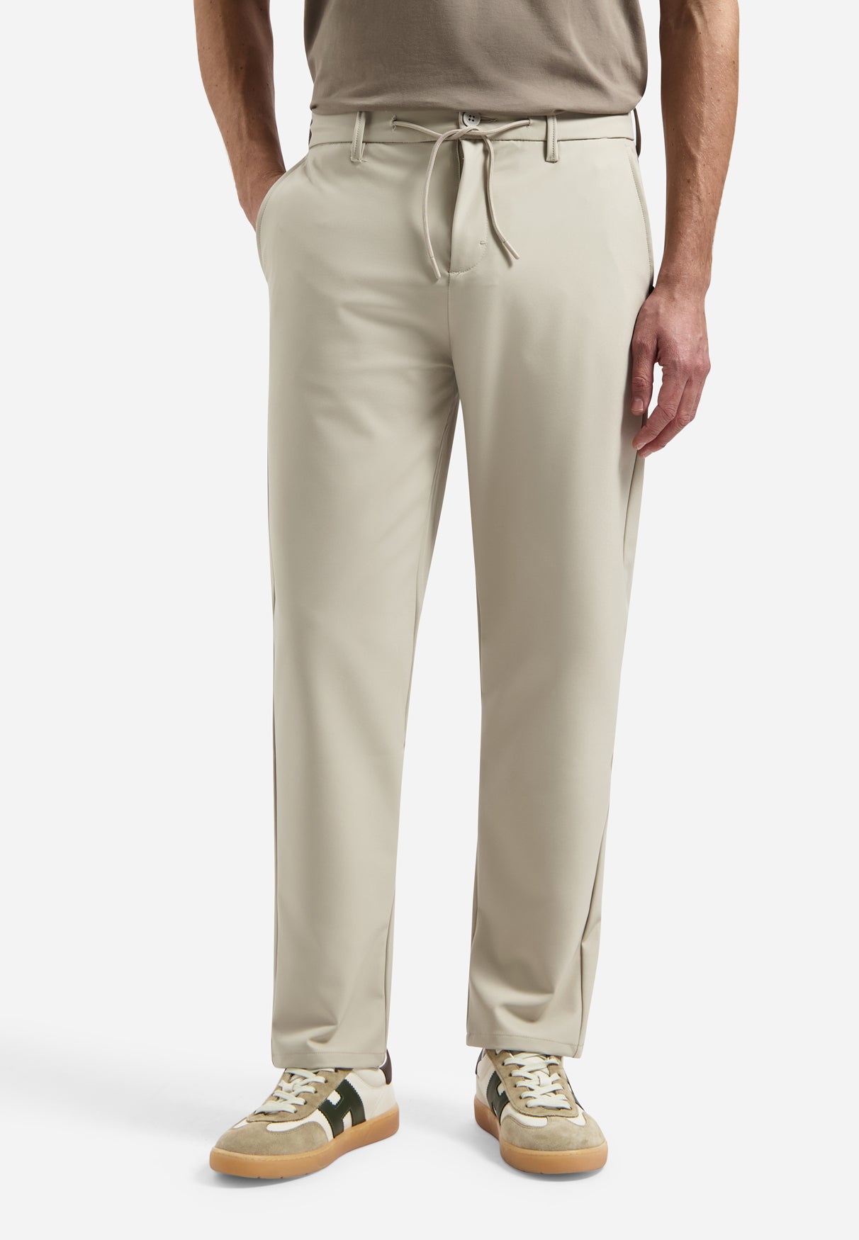 The Sedoc Pants - Wide Fit | Stone