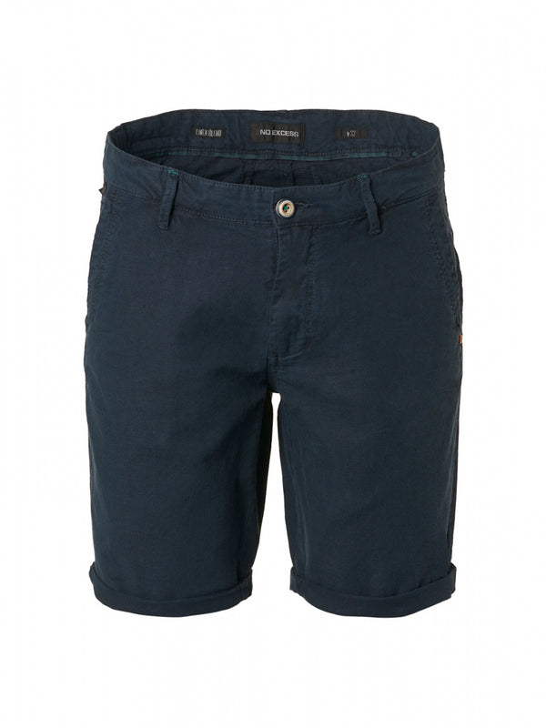 Short With Linen Garment Dyed Chino | Night