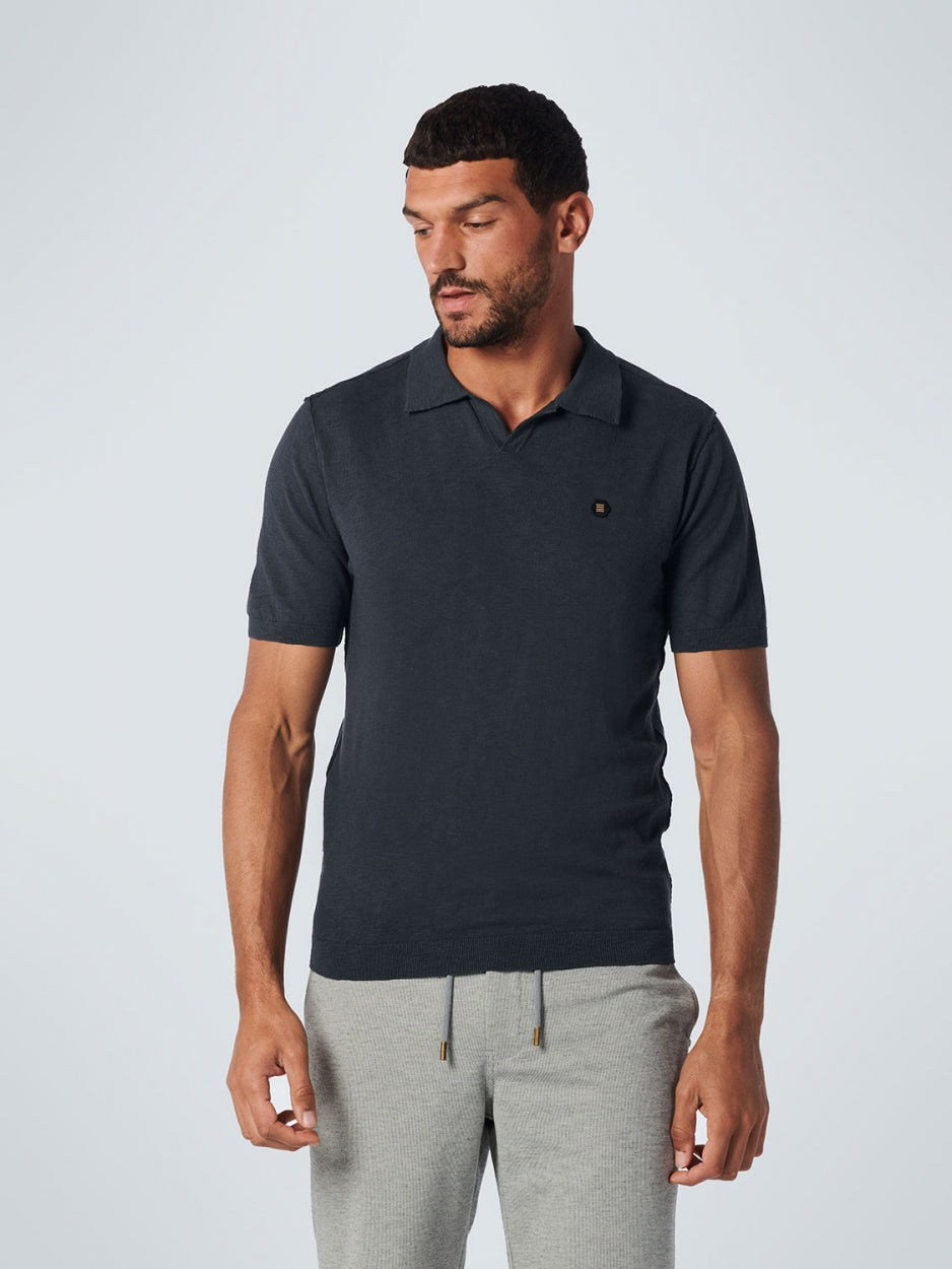 Pullover Short Sleeve Polo | Dark Night