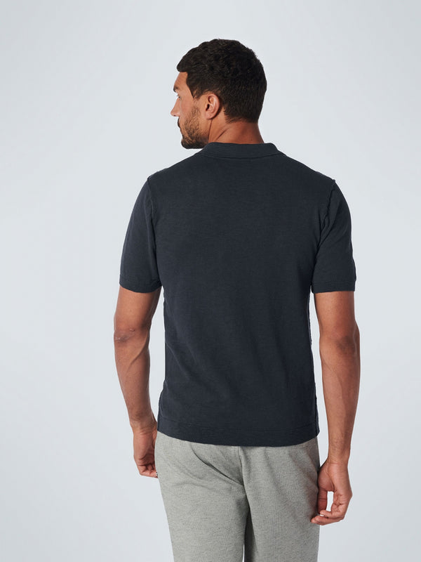 Pullover Short Sleeve Polo | Dark Night