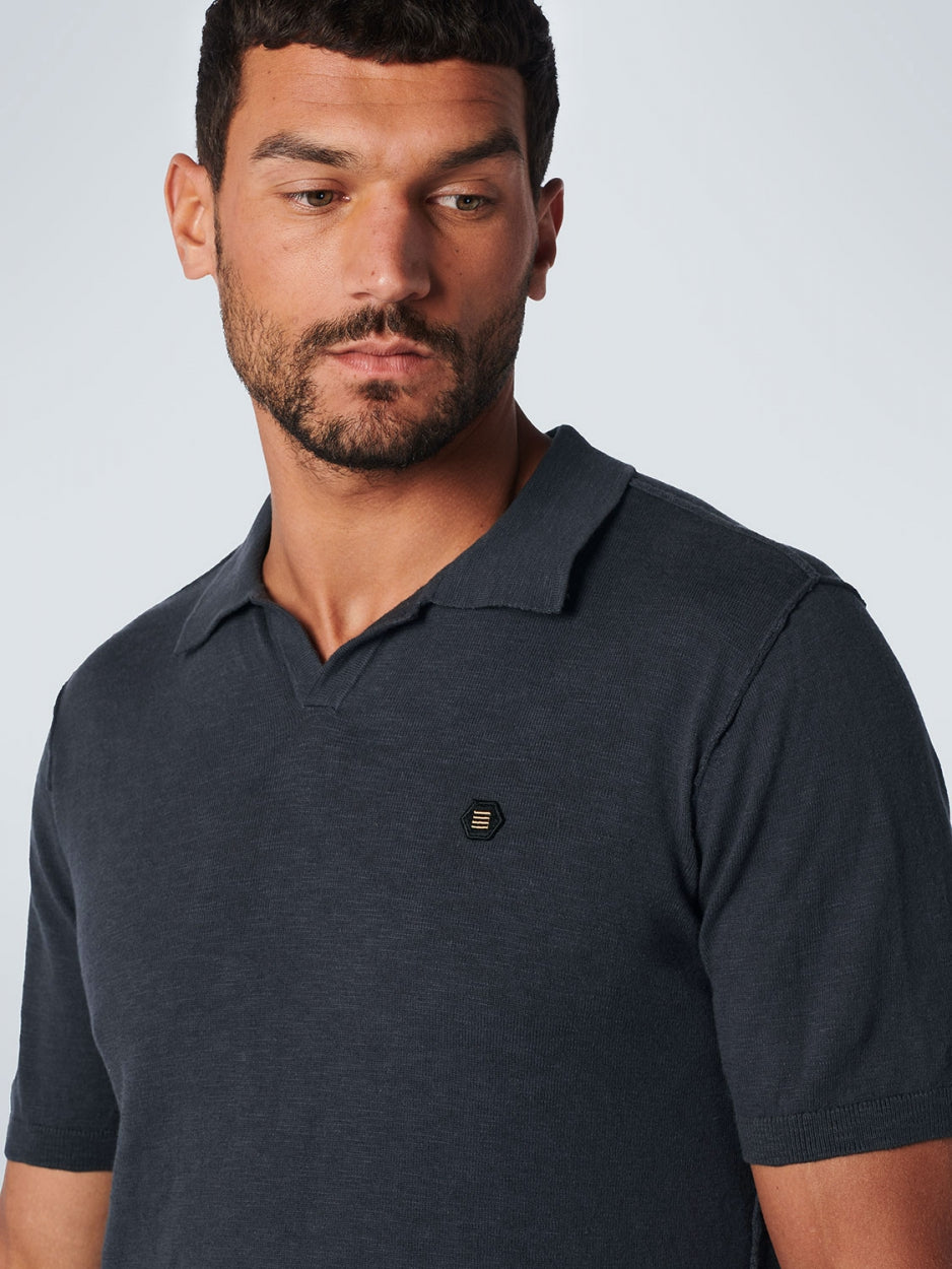 Pullover Short Sleeve Polo | Dark Night