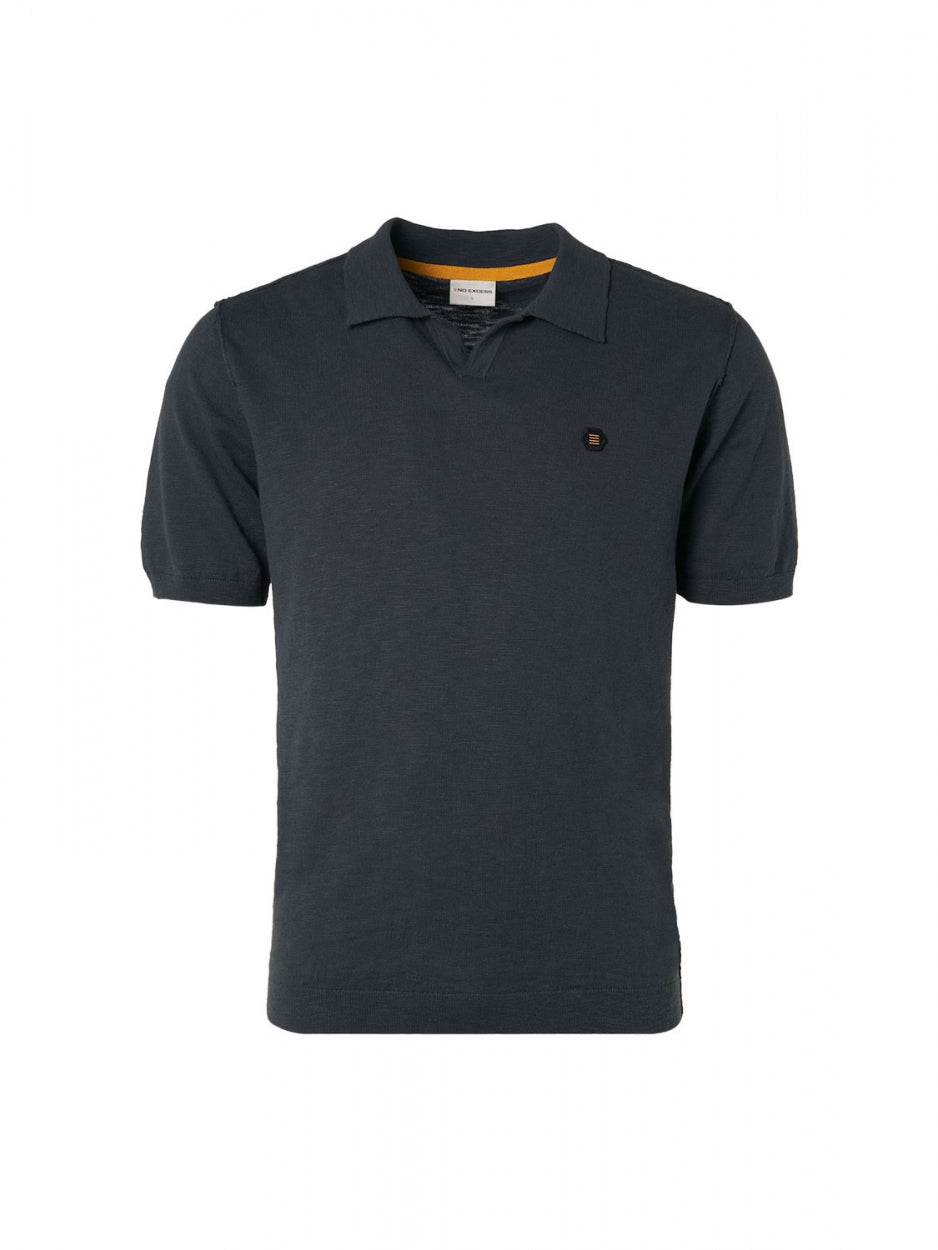 Pullover Short Sleeve Polo | Dark Night