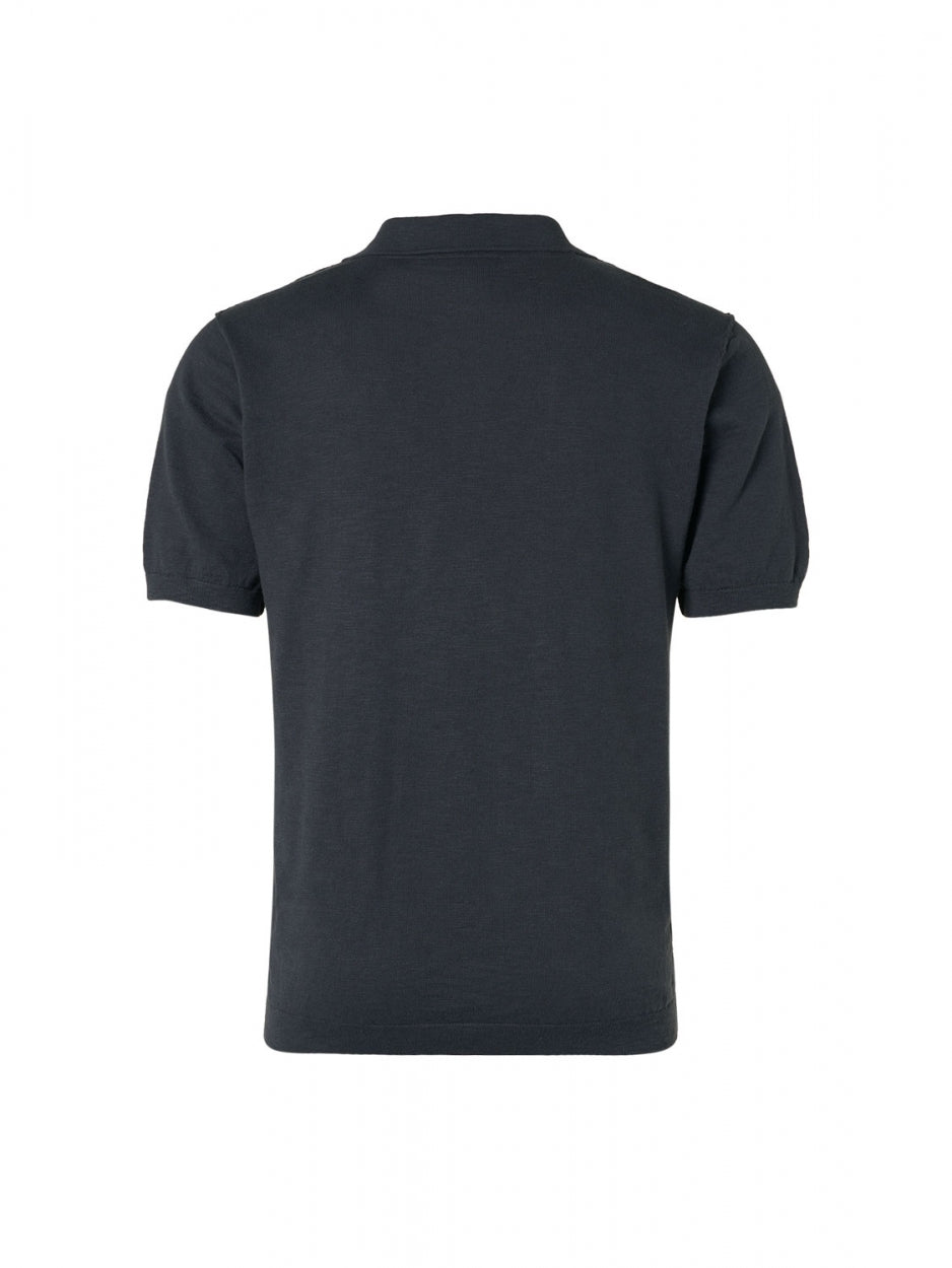 Pullover Short Sleeve Polo | Dark Night