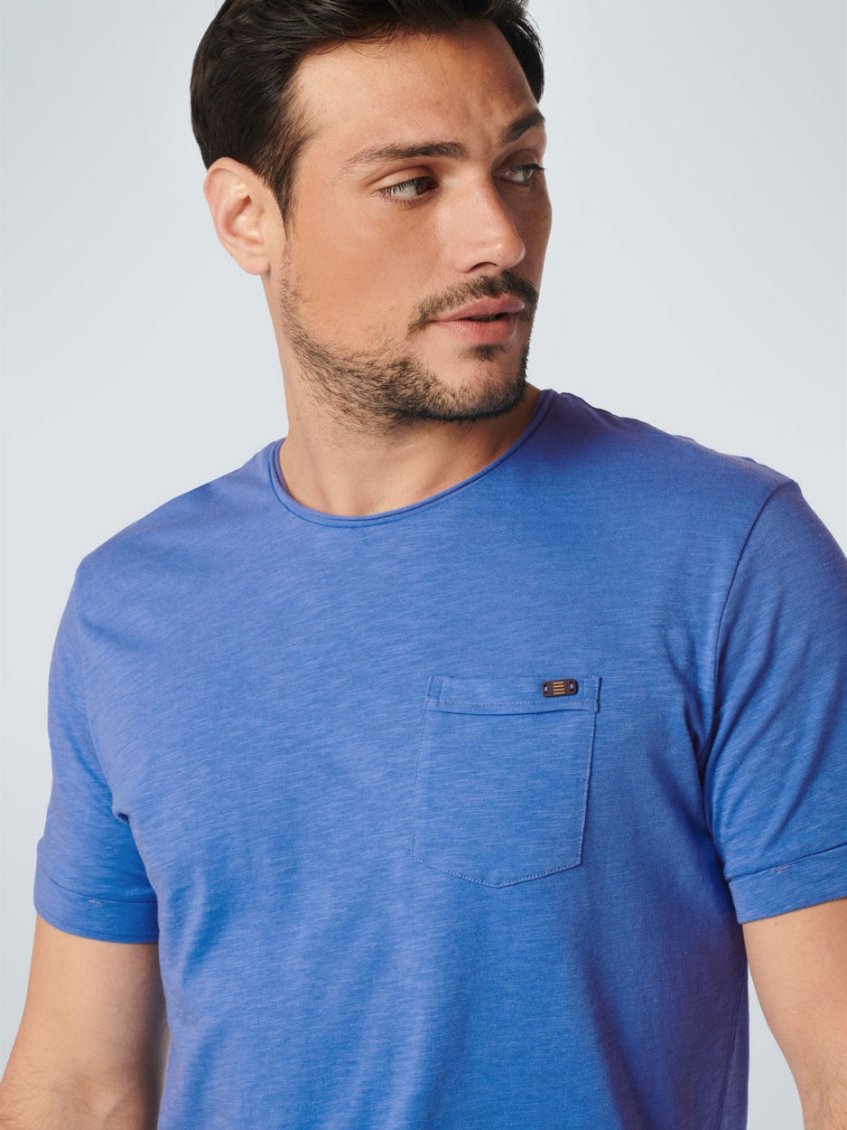 T-Shirt Crewneck Slub | Washed Blue