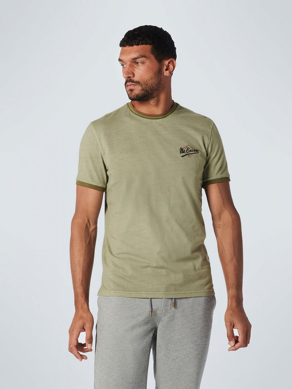 T-Shirt Crewneck Garment Dyed | Light Army