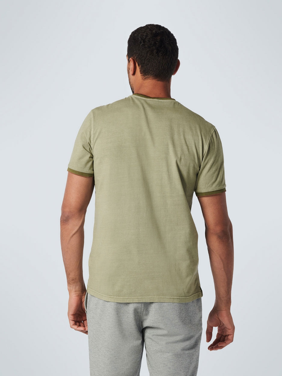 T-Shirt Crewneck Garment Dyed | Light Army