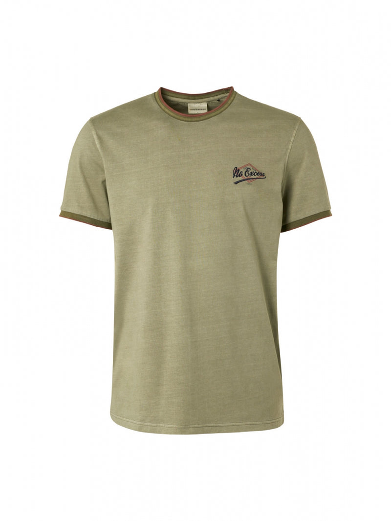 T-Shirt Crewneck Garment Dyed | Light Army