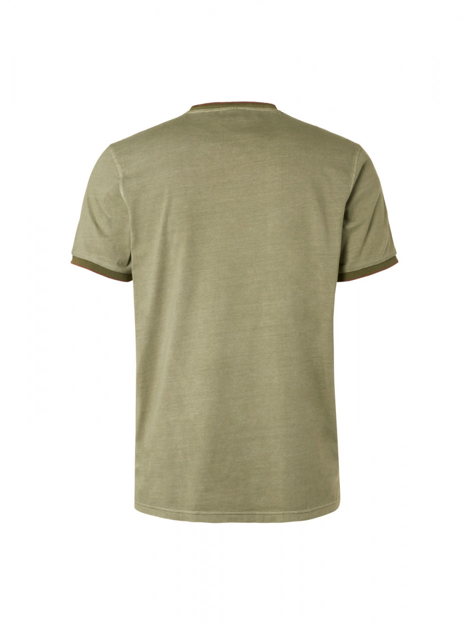 T-Shirt Crewneck Garment Dyed | Light Army