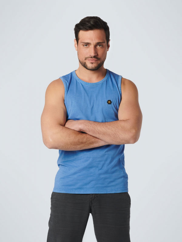 Singlet Garment Dyed Special Wash | Washed Blue