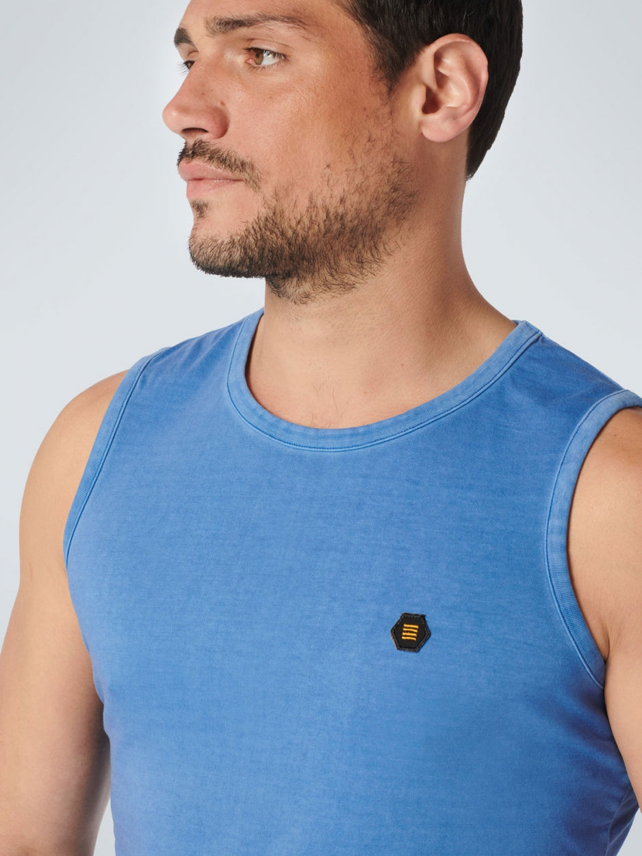 Singlet Garment Dyed Special Wash | Washed Blue