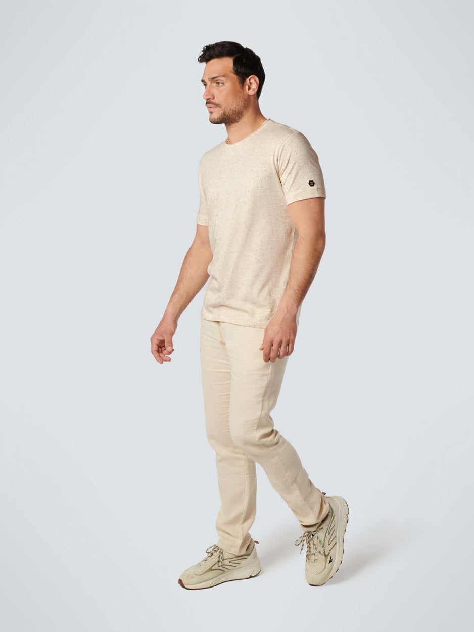 T-Shirt Crewneck Melange | Khaki