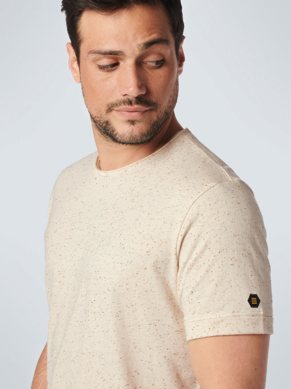 T-Shirt Crewneck Melange | Khaki