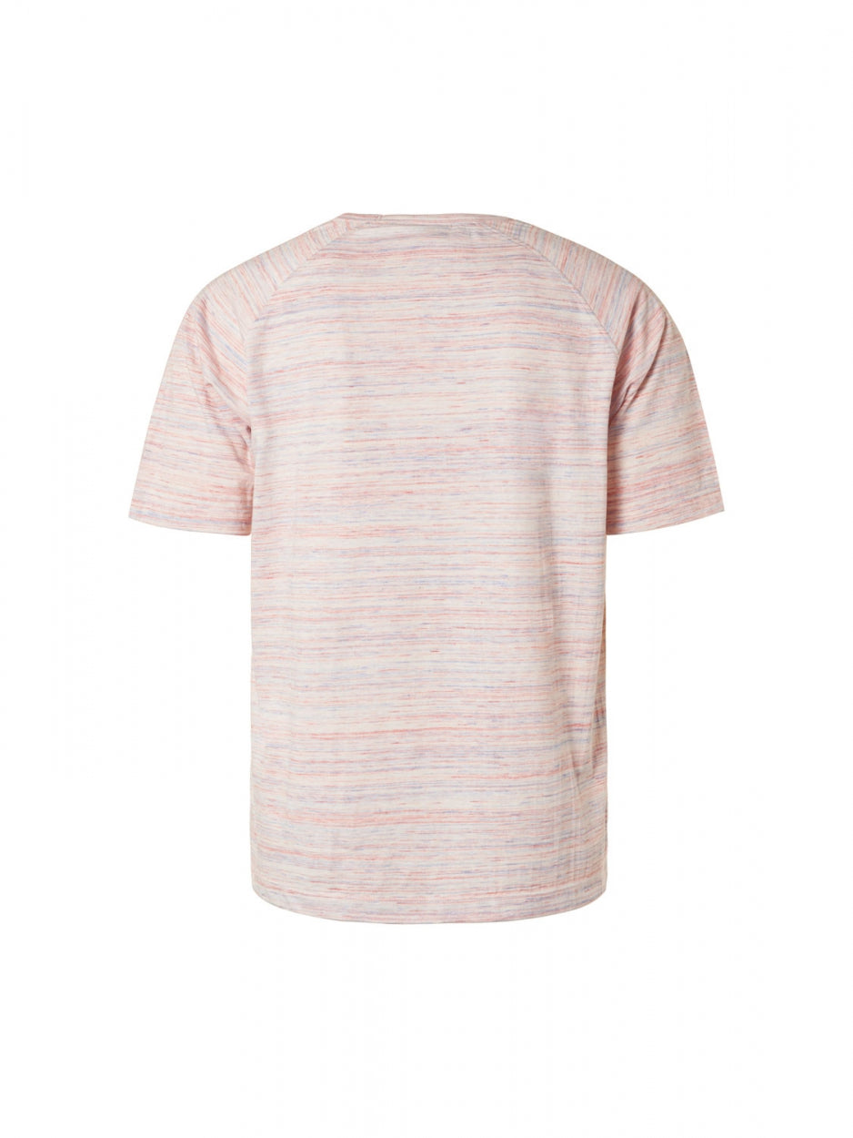T-Shirt Crewneck Multicoloured Melange | Cream