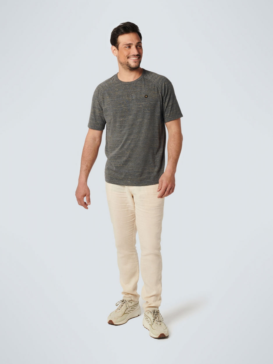 T-Shirt Crewneck Multicoloured Melange | Dark Night