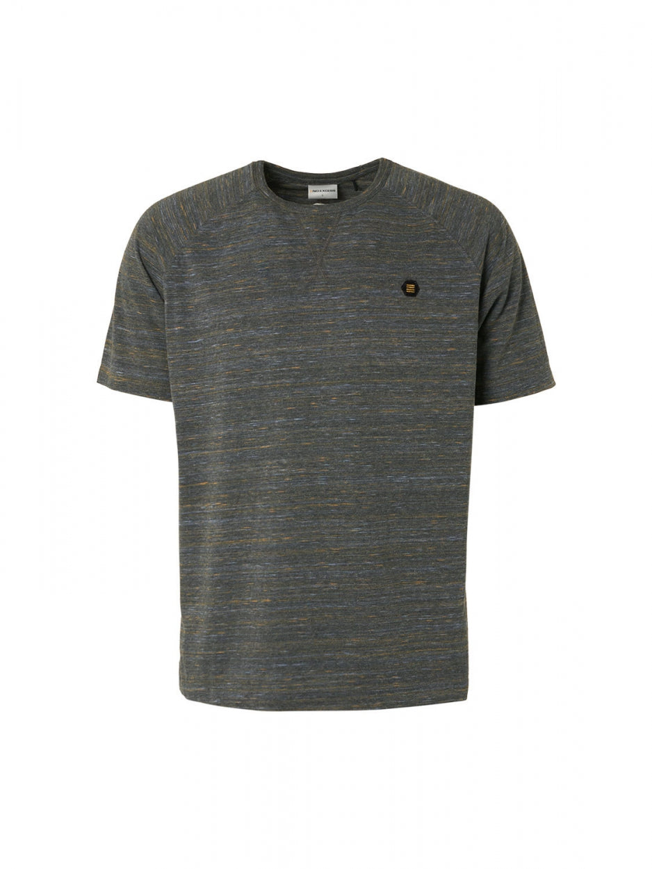 T-Shirt Crewneck Multicoloured Melange | Dark Night