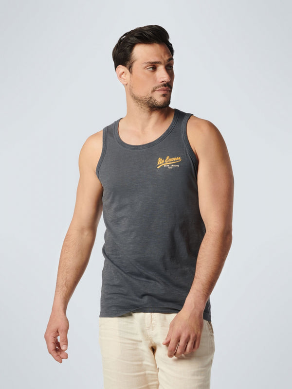 Singlet Garment Dyed Slub | Dark Night