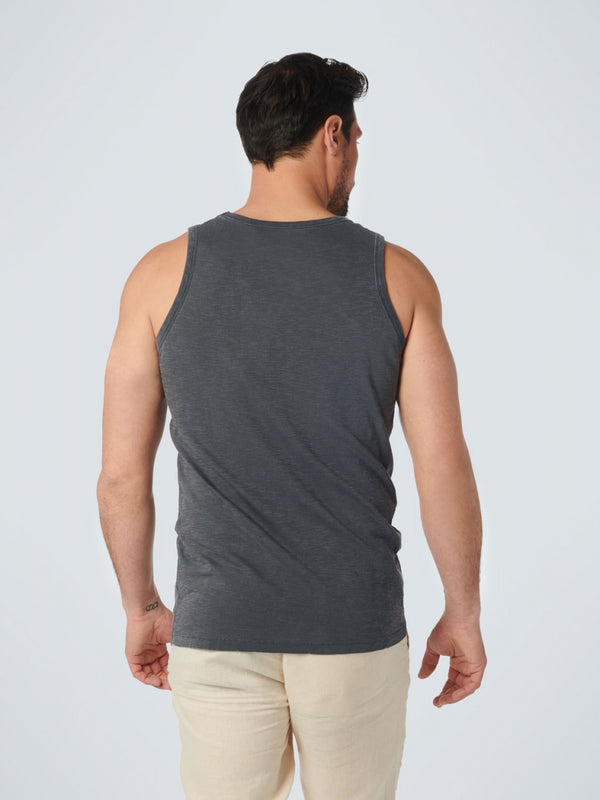 Singlet Garment Dyed Slub | Dark Night