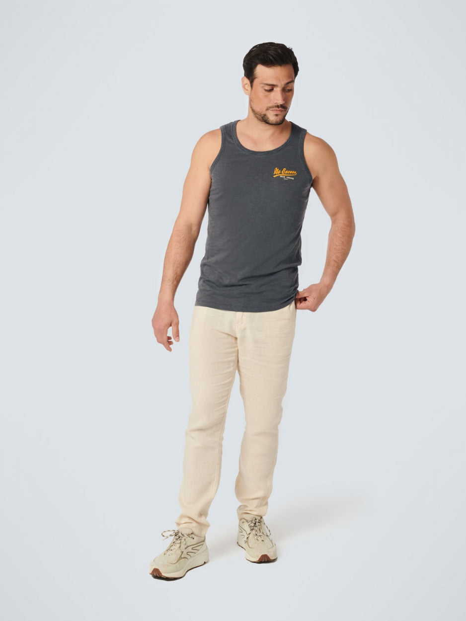 Singlet Garment Dyed Slub | Dark Night