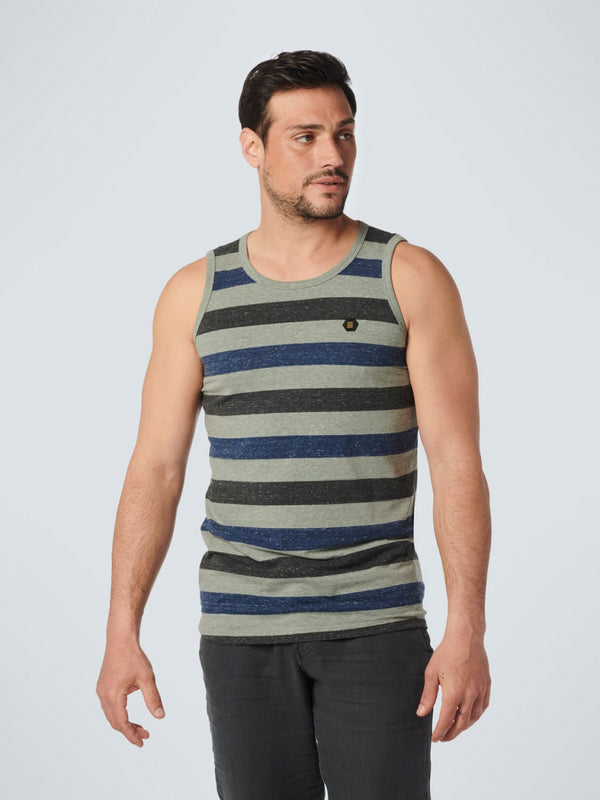 Singlet Multi colour Stripes | Light Army