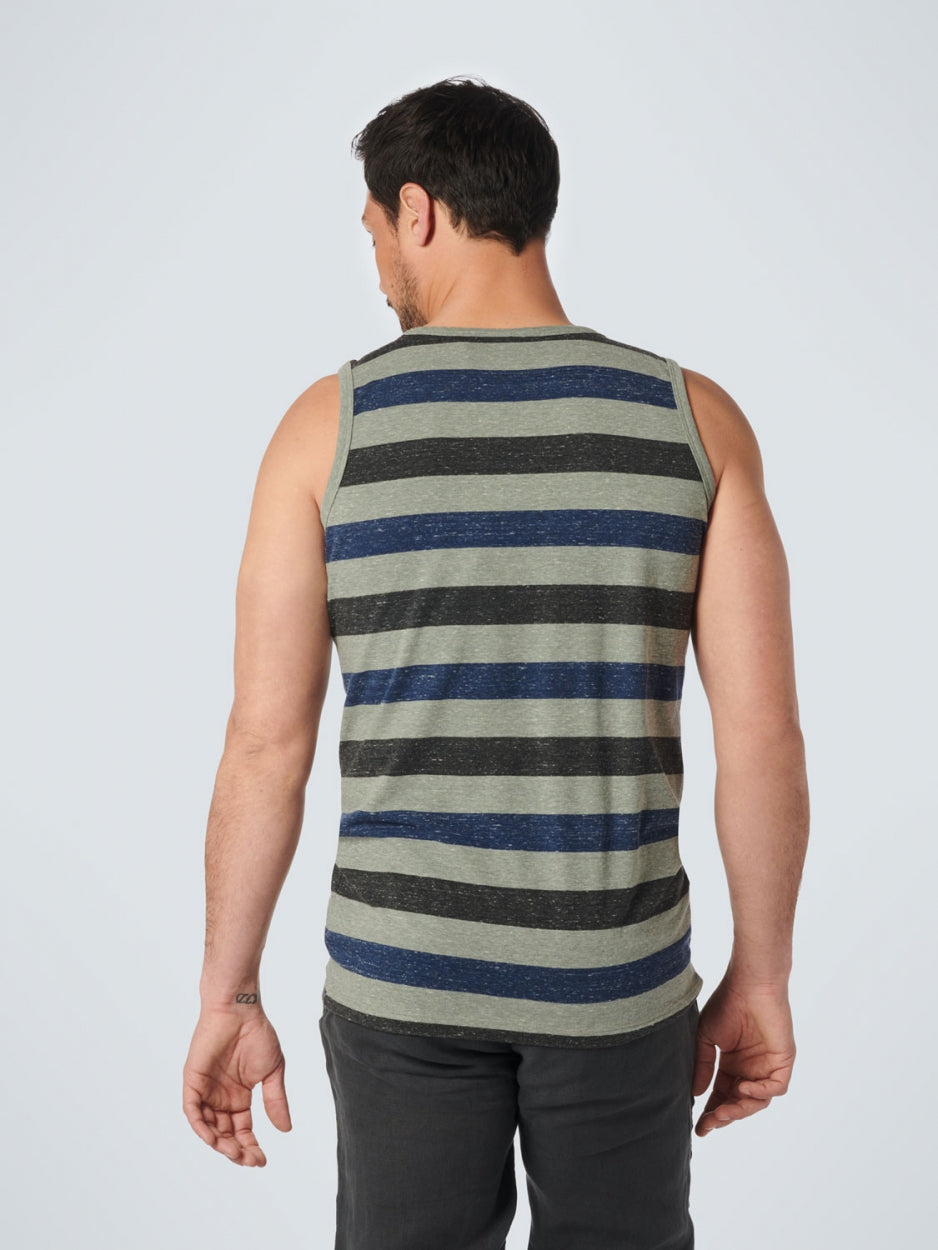 Singlet Multi colour Stripes | Light Army