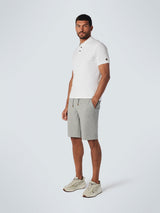 Polo Solid Jacquard With Jersey | White