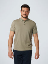 Polo Solid Jacquard With Jersey | Light Army