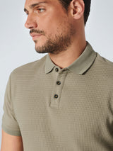Polo Solid Jacquard With Jersey | Light Army