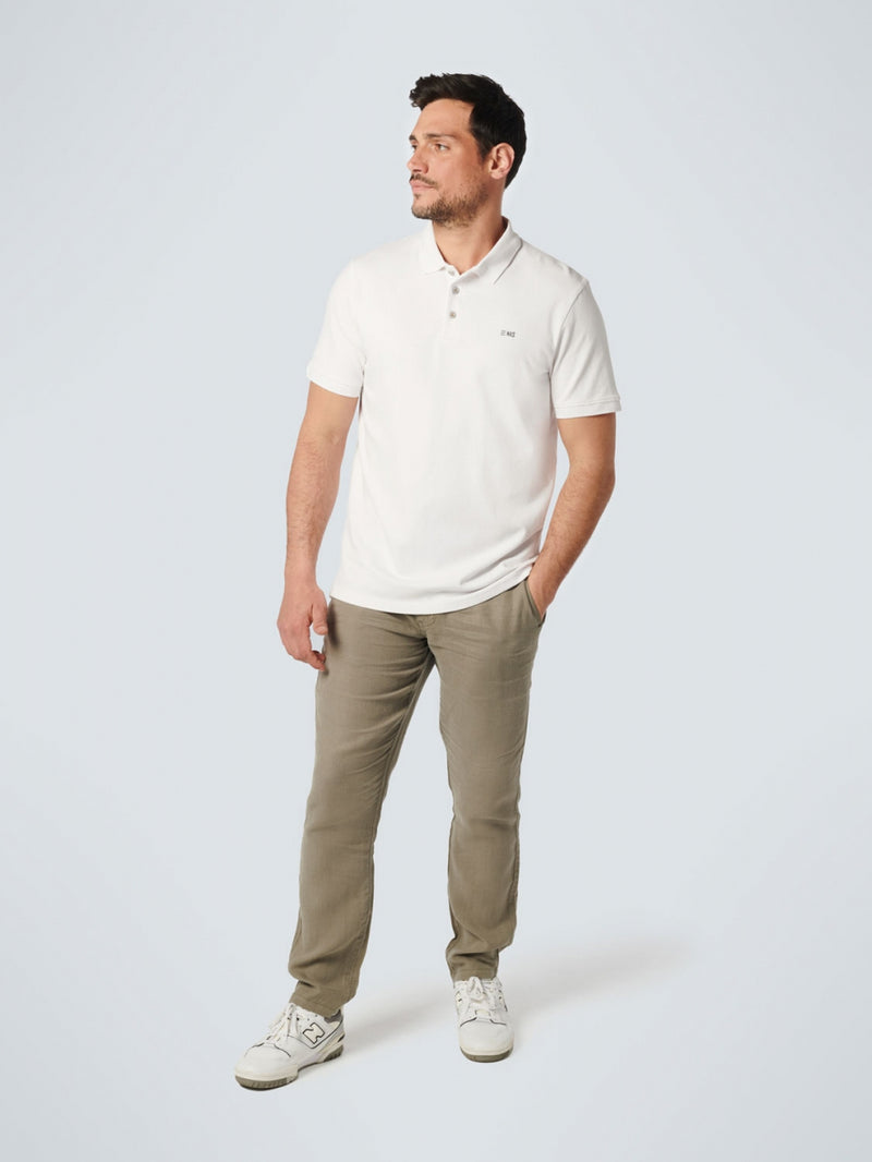 Polo Solid Stretch | White