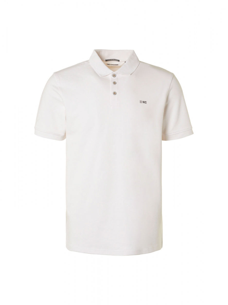 Polo Solid Stretch | White