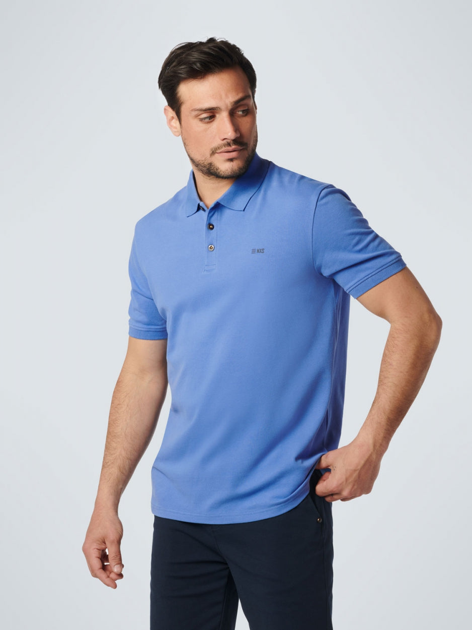 Polo Solid Stretch | Washed Blue