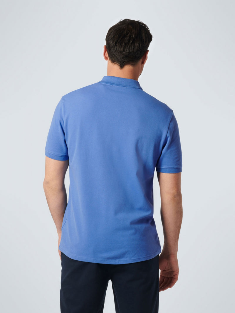Polo Solid Stretch | Washed Blue