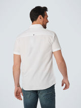 Shirt Short Sleeve Relief Stripe | White