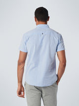 Shirt Short Sleeve Relief Stripe | Washed Blue