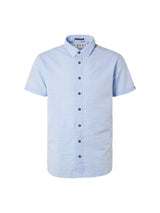 Shirt Short Sleeve Relief Stripe | Washed Blue