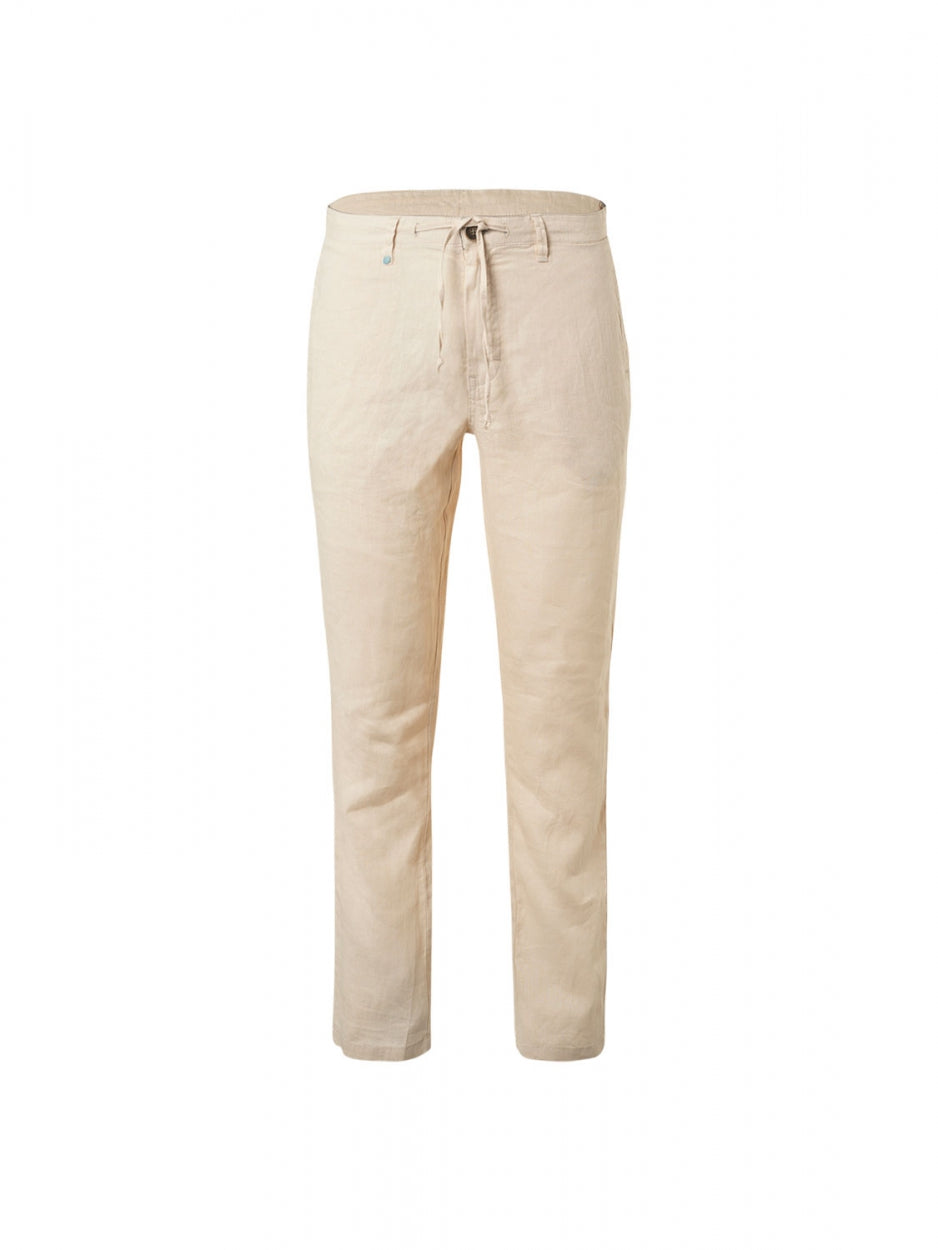 Pants Linen Garment Dyed | Cream