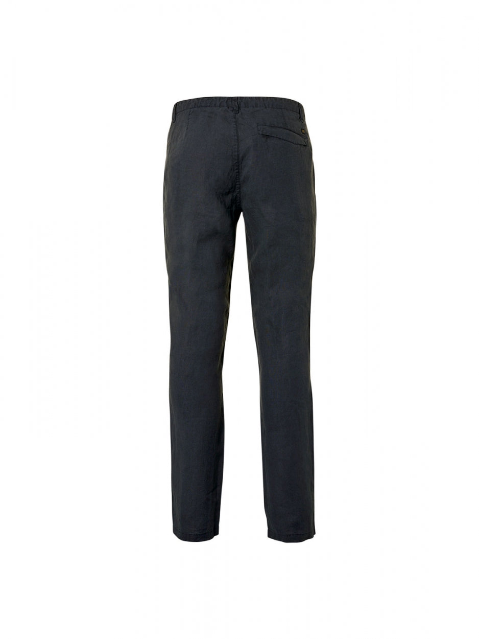 Pants Linen Garment Dyed | Dark Night