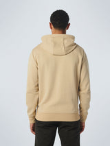 Sweater Hooded Full Zipper Double Layer Jacquard Stretch | Stone