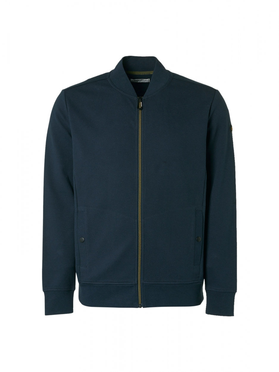 Sweater Full Zipper Twill Jacquard | Night