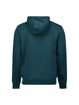 Sweater Hooded Full Zipper Double Layer Jacquard Stretch | Ocean