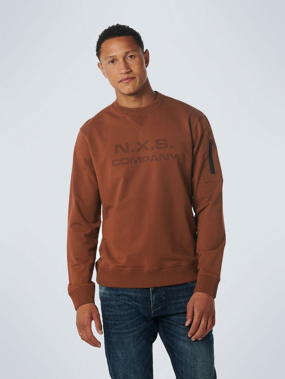 Sweater Crewneck Chest Artwork | Caramel