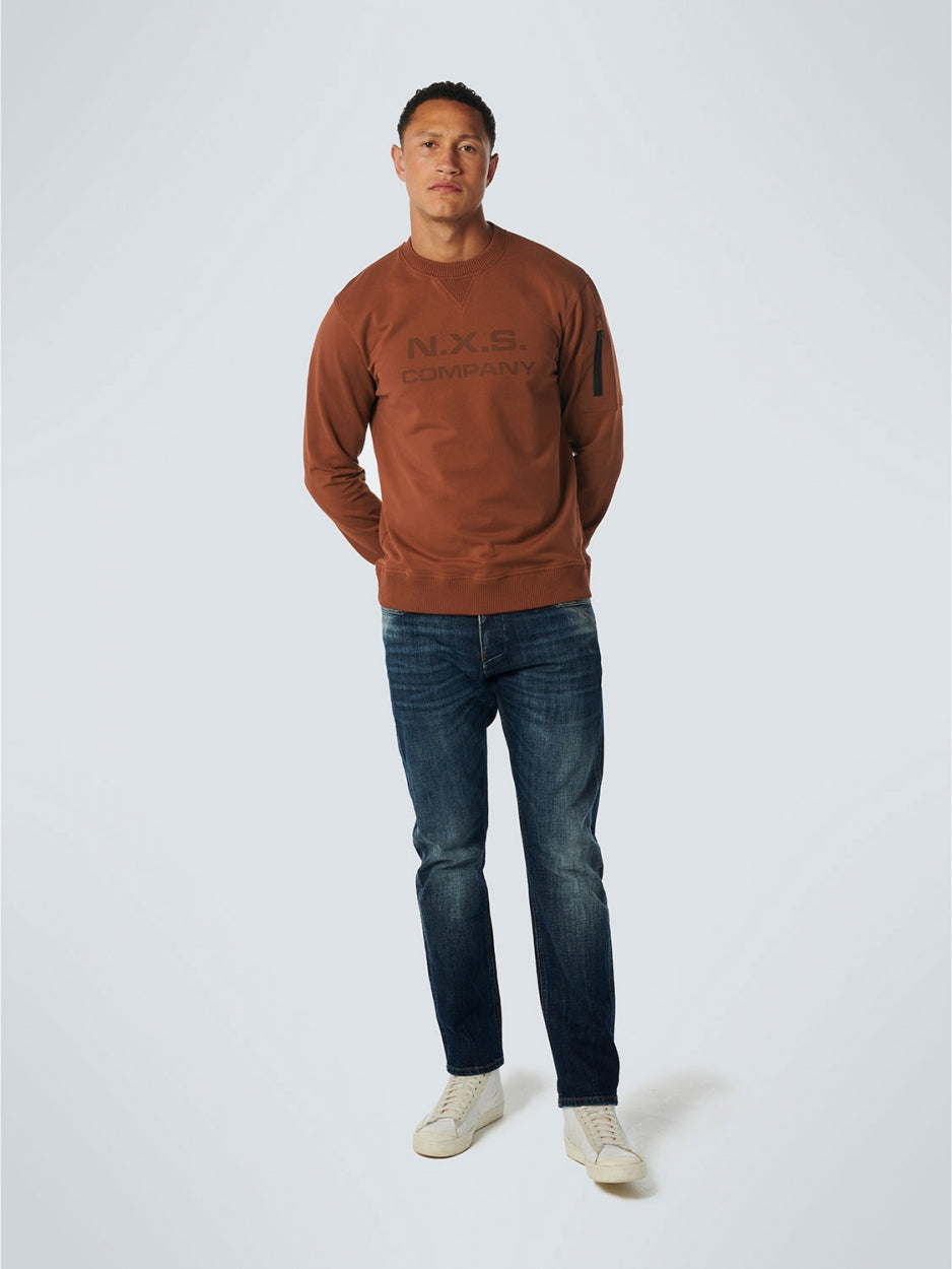Sweater Crewneck Chest Artwork | Caramel