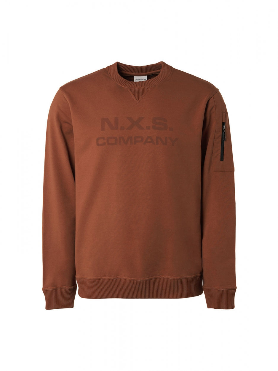 Sweater Crewneck Chest Artwork | Caramel