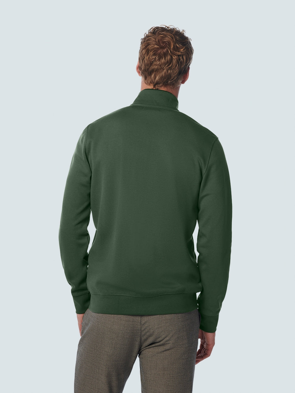 Sweater Full Zipper | Dark Green