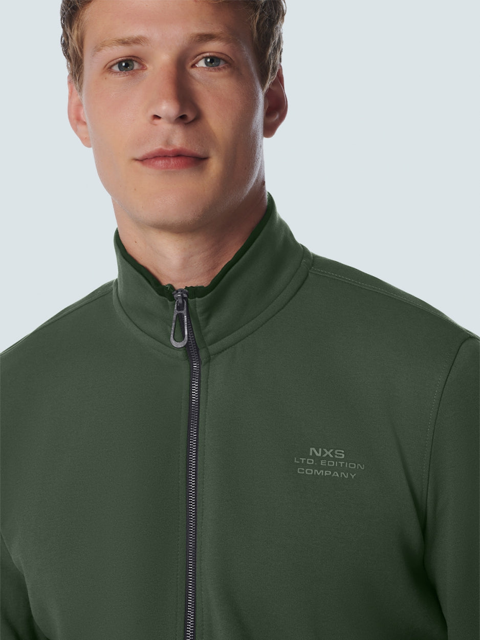 Sweater Full Zipper | Dark Green