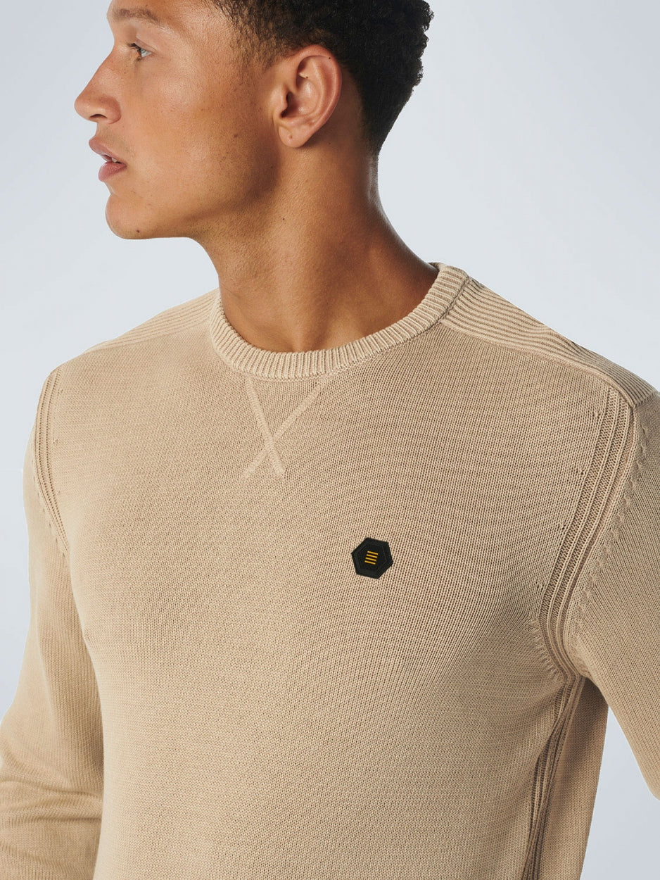 Pullover Crewneck Relief Garment Dyed + Stone Washed | Stone