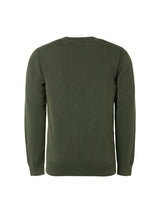 Pullover Crewneck Relief Garment Dyed + Stone Washed | Dark Green