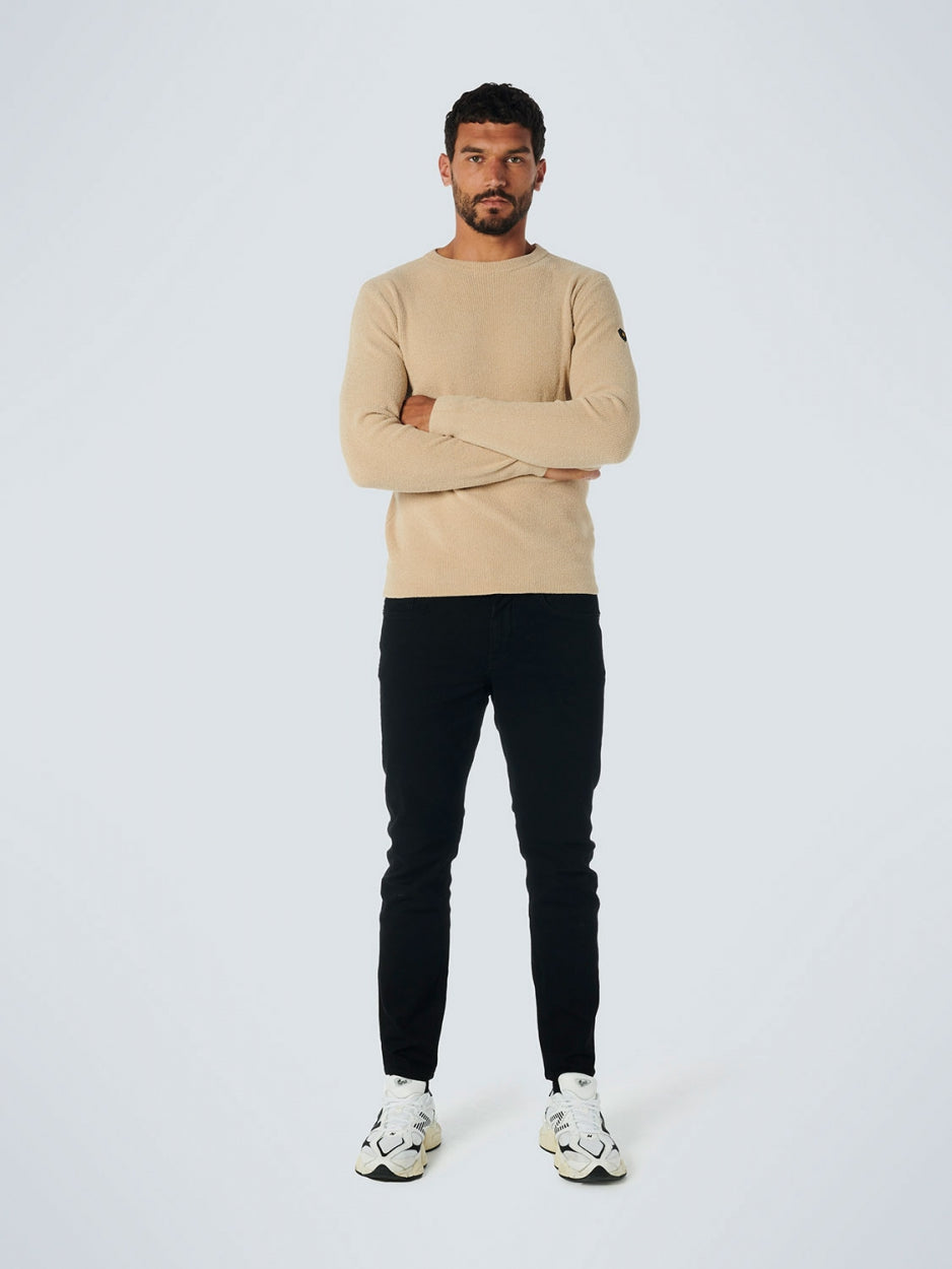 Pullover Crewneck Ribknit Super Soft | Stone