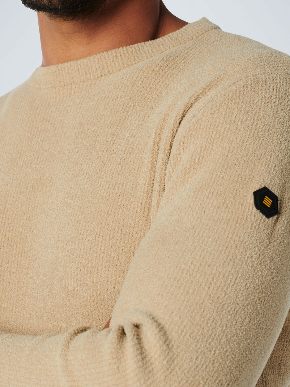 Pullover Crewneck Ribknit Super Soft | Stone